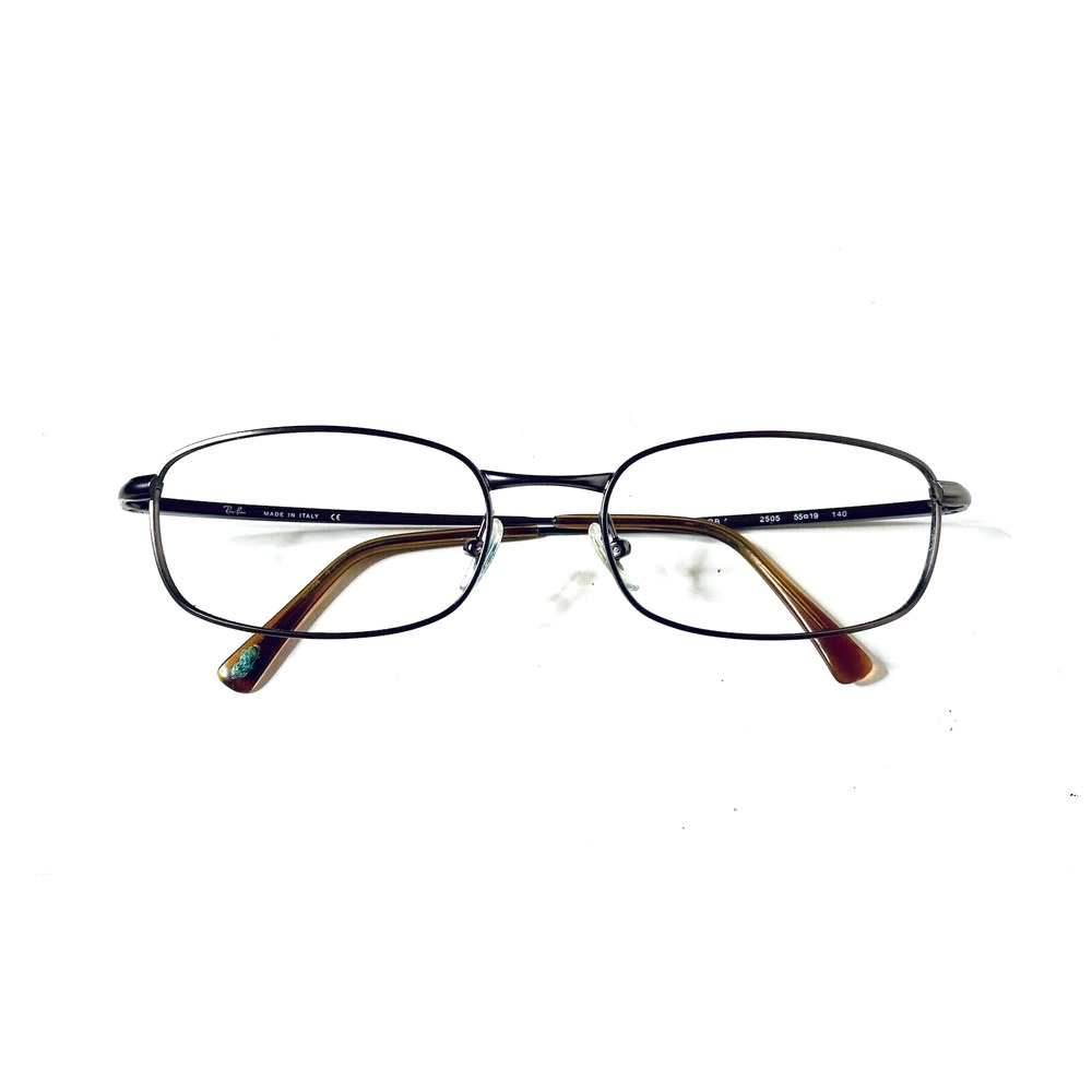 Rayban Brown Oval Rectangular Glasses - image 6